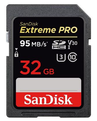  Зображення Модуль флеш-пам'яті SanDisk Extreme Pro SDHC 32GB - 95MB/s V30 UHS-I U3; EAN: 619659147655 